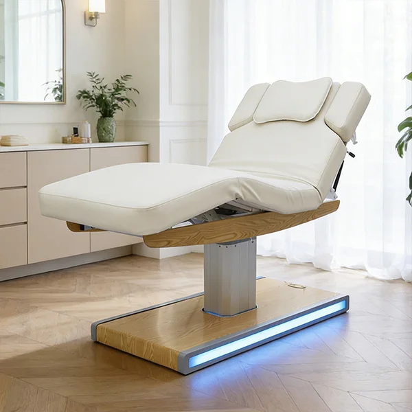 Electric Massage Bed, 3 Motor Automatic Esthetic Facial Bed, Curved Lash Bed with LED Lights, PU Leather Spa Table, 190x77cm
Electric Massage Bed, 3 Motor Automatic Esthetic Facial Bed, Curved Lash Bed with LED Lights, PU Leather Spa Table, 190x77cm