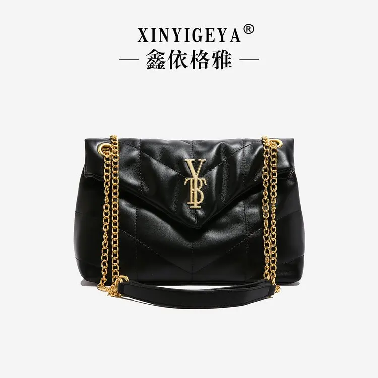 Black High-End Women Tote Bag New Niche Design Large Capacity Commute Shoulder Top Handle Bag
Black High-End Women Tote Bag New Niche Design Large Capacity Commute Shoulder Top Handle Bag