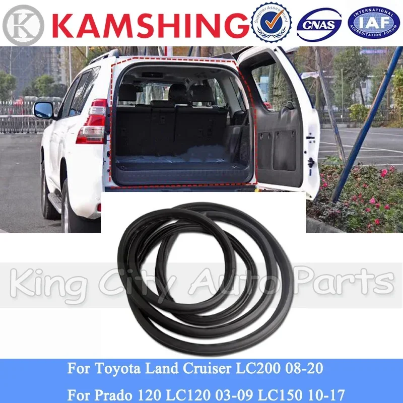 CAPQX For Toyota Land Cruiser LC200 08-20 Prado 120 LC120 03-09 LC150 10-17 Rear Trunk Black Tailgate Rubber Sealing Strip
CAPQX For Toyota Land Cruiser LC200 08-20 Prado 120 LC120 03-09 LC150 10-17 Rear Trunk Black Tailgate Rubber Sealing Strip