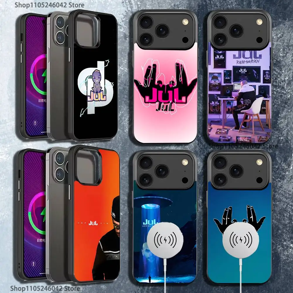 Rapper J-JUL Shockproof Black Phone Case For iPhone 17,16,15,14,13,12,11,Pro,Max,Plus,Mini,SE4,E Magnetic Wireless Charging
Rapper J-JUL Shockproof Black Phone Case For iPhone 17,16,15,14,13,12,11,Pro,Max,Plus,Mini,SE4,E Magnetic Wireless Charging
