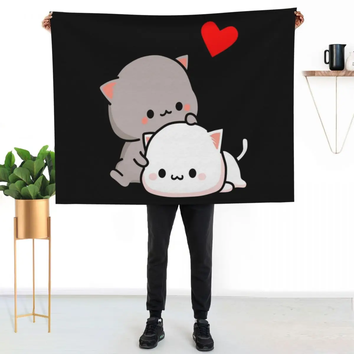 Peach Cat and Goma Love Never Fails Classic Throw Blanket Fade Resistant Durable Throw Blanket
Peach Cat and Goma Love Never Fails Classic Throw Blanket Fade Resistant Durable Throw Blanket