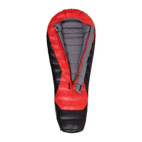 1800G Lightweight Goose Down Double Sleeping Bag Adult Outdoor AllSeason Camping