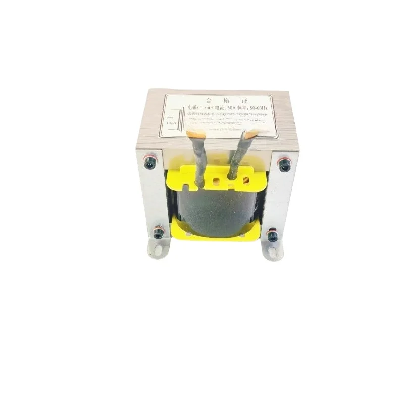 DCL single-phase harmonic inductor 1.5mH50A50-60Hz iron core reactor, impedance device, filter inductor
DCL single-phase harmonic inductor 1.5mH50A50-60Hz iron core reactor, impedance device, filter inductor