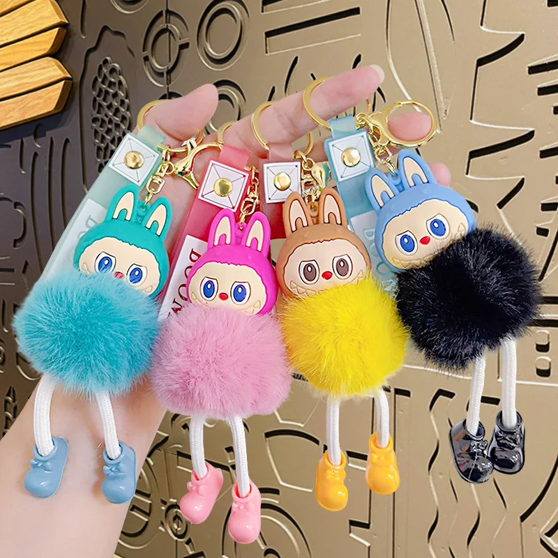 Labubu Plush Keychain Schoolbag Pendant Cartoon Couple Car Key Chain Women and Men Gifts
Labubu Plush Keychain Schoolbag Pendant Cartoon Couple Car Key Chain Women and Men Gifts