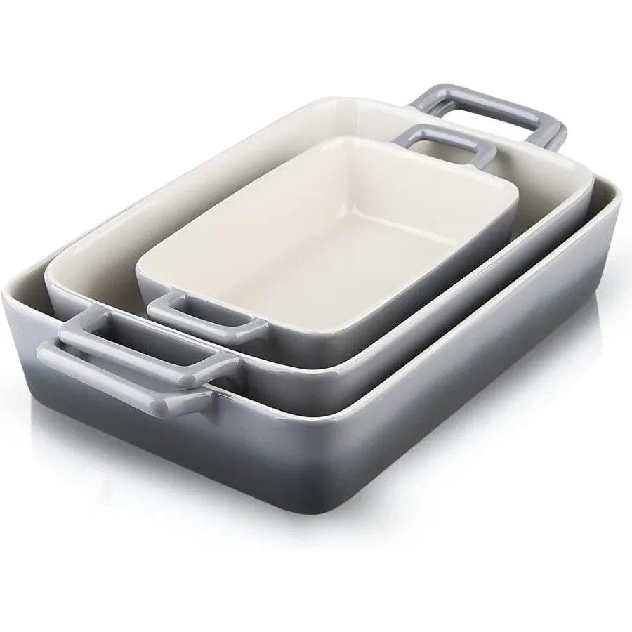 akeware t Ceramic g Dis Recular g Pans for Cooking Cake Dinner Kitcen anquet and Daily U 12 x 8.5 Inces 3-Piece Gradient Gray
akeware t Ceramic g Dis Recular g Pans for Cooking Cake Dinner Kitcen anquet and Daily U 12 x 8.5 Inces 3-Piece Gradient Gray