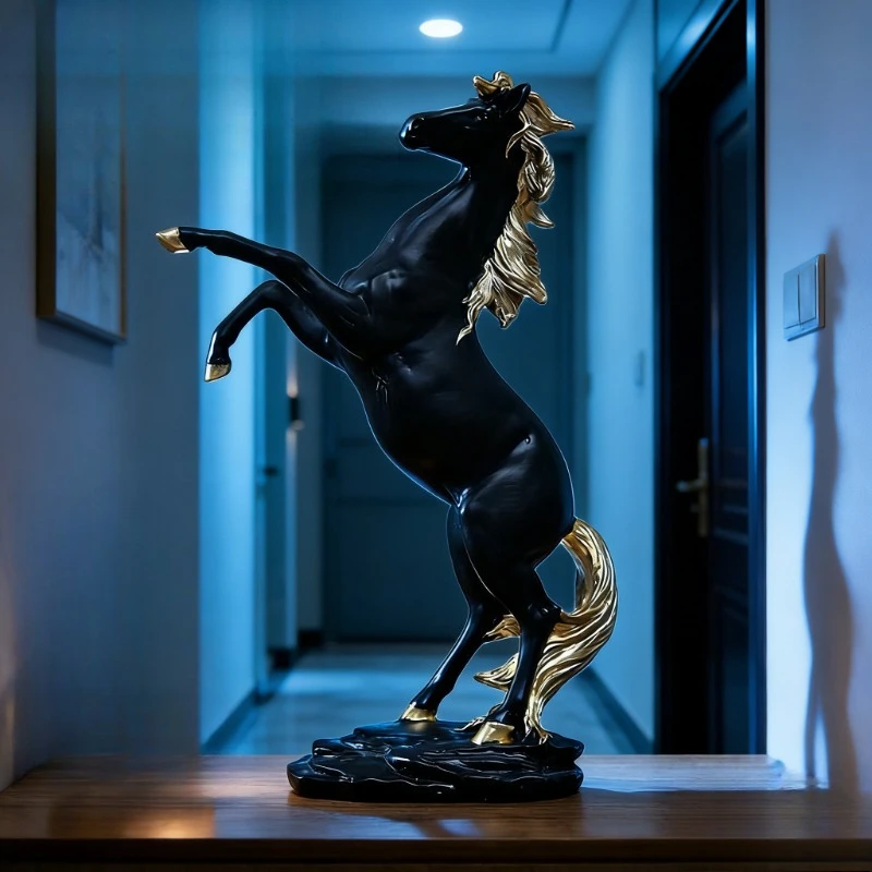 Resin Gold Horse Figurine Statue Feng Shui Wealth Success Animal Sculpture Living Room Office TV Cabinet Decor Housewarming Gift
Resin Gold Horse Figurine Statue Feng Shui Wealth Success Animal Sculpture Living Room Office TV Cabinet Decor Housewarming Gift