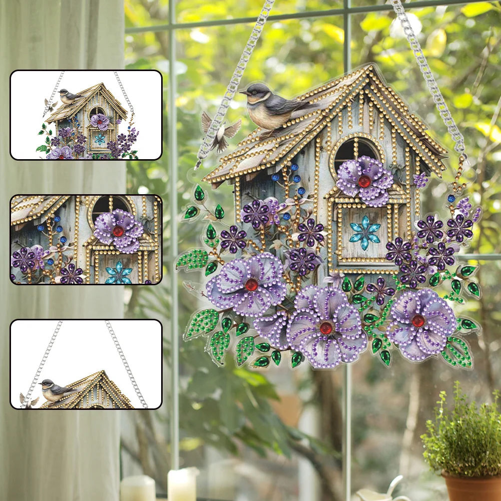 2D/Flat DIY Diamond Painting Set Rhinestone Diamond Art Window Pendants Diamond Art Pendant Wall Decor for Home & Windows
2D/Flat DIY Diamond Painting Set Rhinestone Diamond Art Window Pendants Diamond Art Pendant Wall Decor for Home & Windows
