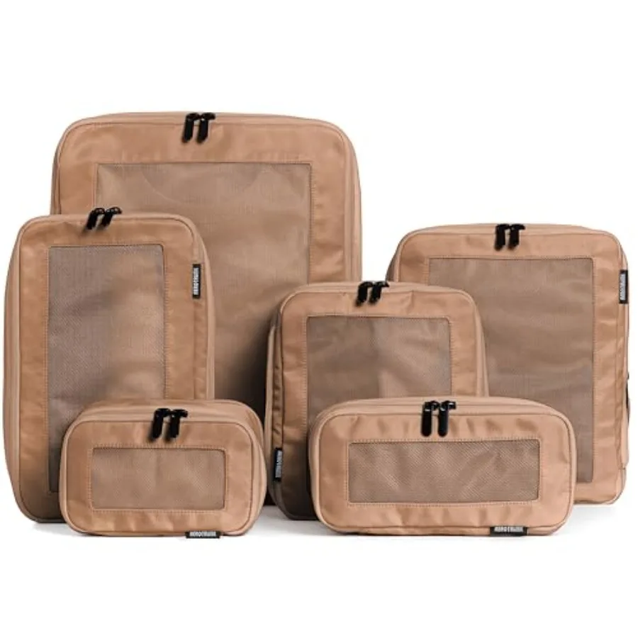 Compression Packing Cubes for Travel - Luggage Organizer Bags - Double Zipper Packing Cubes for Suitcases
Compression Packing Cubes for Travel - Luggage Organizer Bags - Double Zipper Packing Cubes for Suitcases