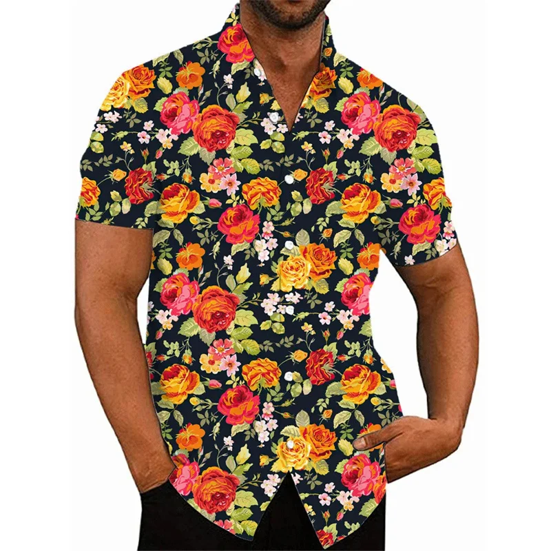 3D Print Flower Shirt For Men Women Hawaiian Beach Shirt Comfortable Top Blouse Short Sleeves Cool Streetwear Y2k Clothing
3D Print Flower Shirt For Men Women Hawaiian Beach Shirt Comfortable Top Blouse Short Sleeves Cool Streetwear Y2k Clothing