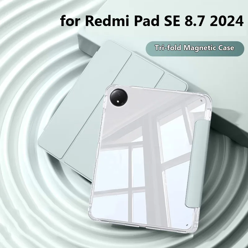 Case for Redmi Pad SE 8.7 Inch 4G 2024 for Xiaomi Redmi Pad SE 11 Inch 2023 Casing Tri-folded Magnetic Case with Pencil Holder
Case for Redmi Pad SE 8.7 Inch 4G 2024 for Xiaomi Redmi Pad SE 11 Inch 2023 Casing Tri-folded Magnetic Case with Pencil Holder