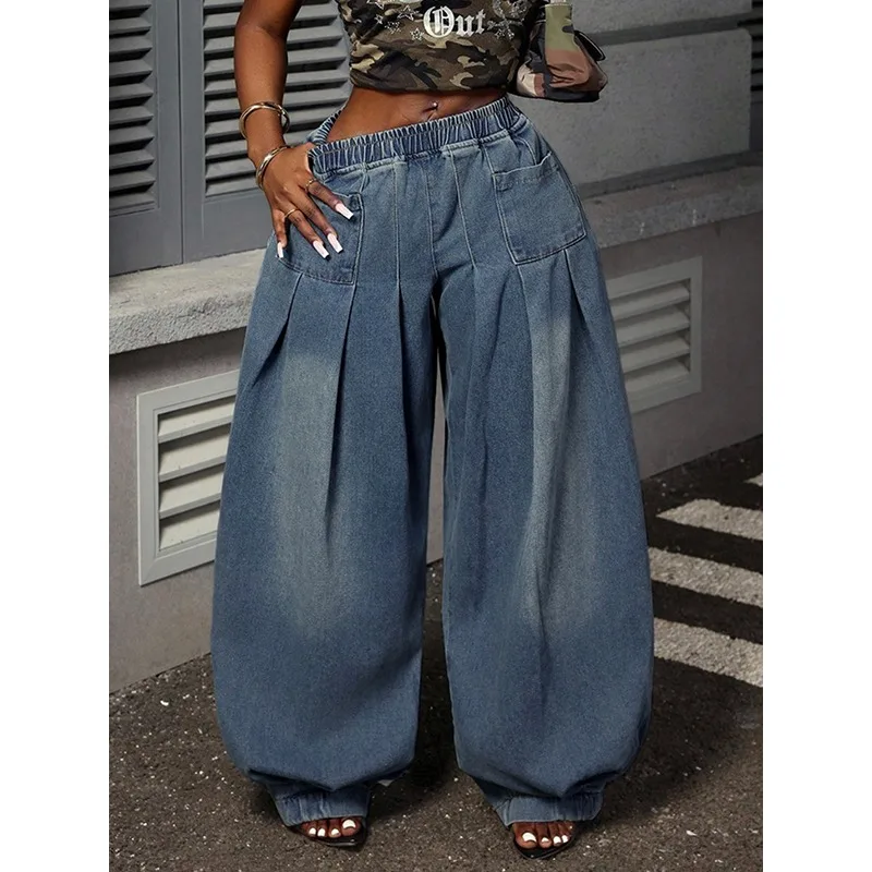 Tinaa Boyfriend Style Ретро Джинсы Женские 2025 Хлопок Оверсайз Свободный крой Плиссированные карманы Высокая талия Do Old Брюки Леди 187849
Tinaa Boyfriend Style Ретро Джинсы Женские 2025 Хлопок Оверсайз Свободный крой Плиссированные карманы Высокая талия Do Old Брюки Леди 187849