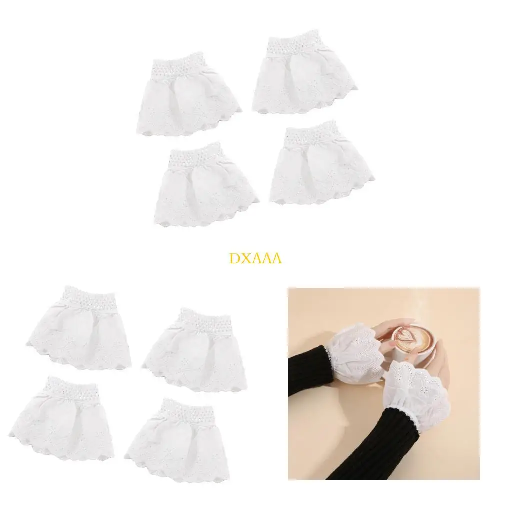DXAA 2 Pairs Trendy Spring False Sleeves Women Lace Cuff for Anime Fashion Looks
DXAA 2 Pairs Trendy Spring False Sleeves Women Lace Cuff for Anime Fashion Looks