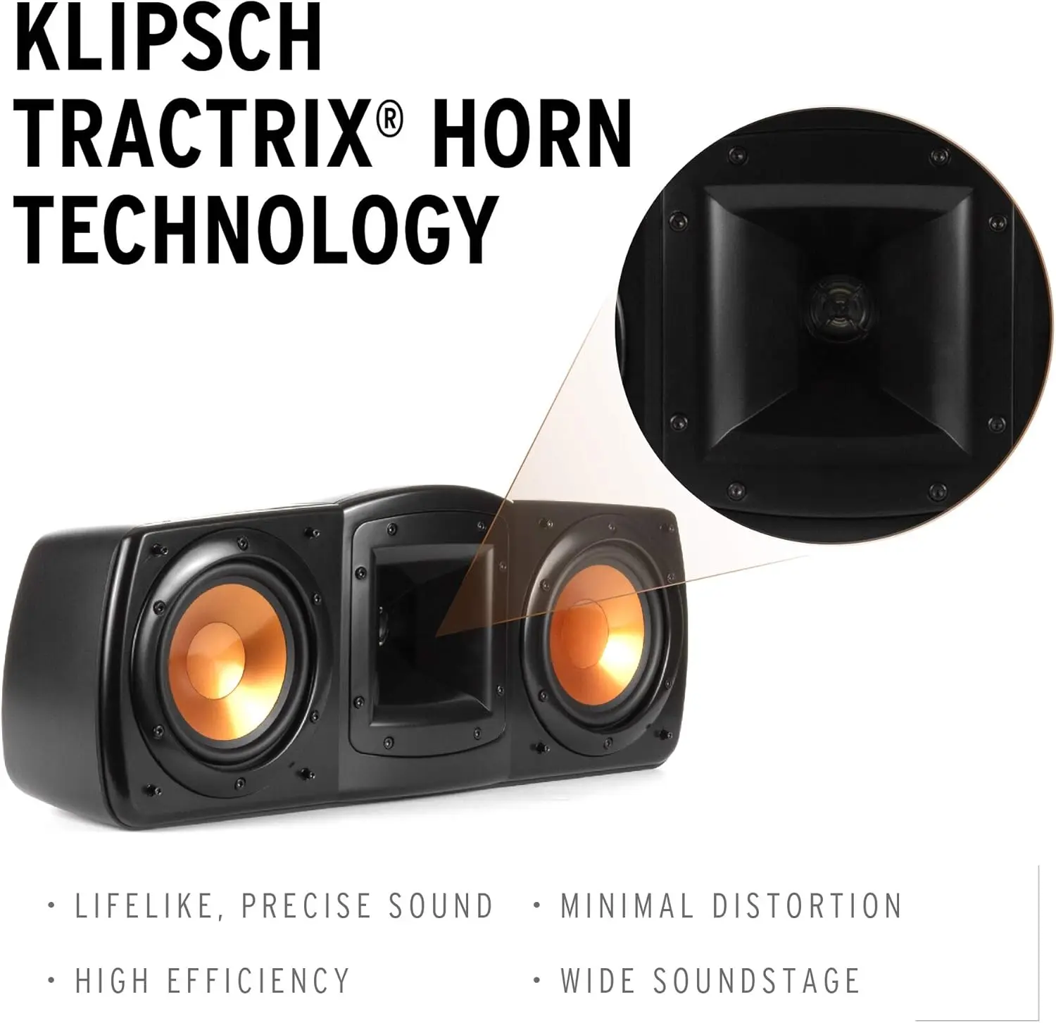Synergy Black Label C-200 Center Channel Speaker for Crystal-Clear Dialogue and Vocals with Proprietary Horn Technology
Synergy Black Label C-200 Center Channel Speaker for Crystal-Clear Dialogue and Vocals with Proprietary Horn Technology