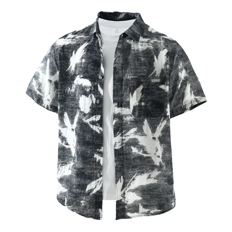 Japanese Streetwear Retro Printed Shirts Male 2026 New Summer Clothes for Men Casual Fashion Short Sleeve Tops Youth Beachwear
Japanese Streetwear Retro Printed Shirts Male 2026 New Summer Clothes for Men Casual Fashion Short Sleeve Tops Youth Beachwear