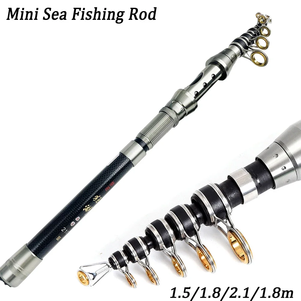 1.5m 1.8m 2.1m 2.4m Carbon Telescopic Pole Multifunction Fishing Rod Portable Travel Spinning Fishing Pole Fishing Tackle Pesca
1.5m 1.8m 2.1m 2.4m Carbon Telescopic Pole Multifunction Fishing Rod Portable Travel Spinning Fishing Pole Fishing Tackle Pesca