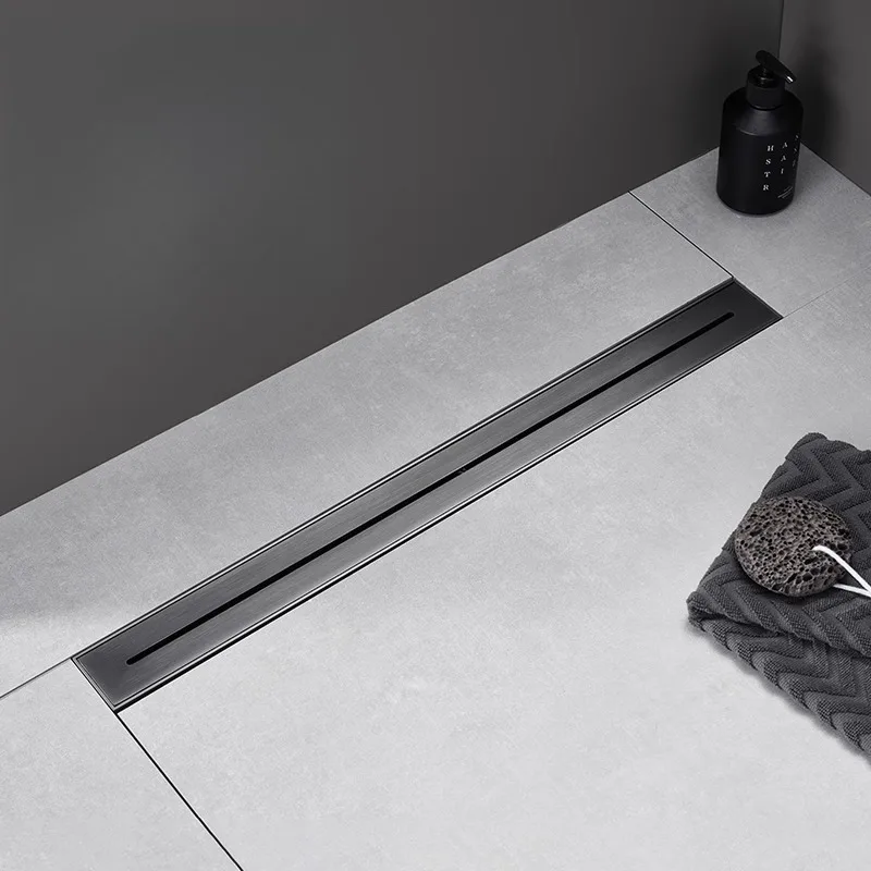 Extremely Narrow Linear Floor Drain 304 Stainless Steel Shower Room Anti Odor Extended Strip Gun Ash Invisible Middle Row
Extremely Narrow Linear Floor Drain 304 Stainless Steel Shower Room Anti Odor Extended Strip Gun Ash Invisible Middle Row