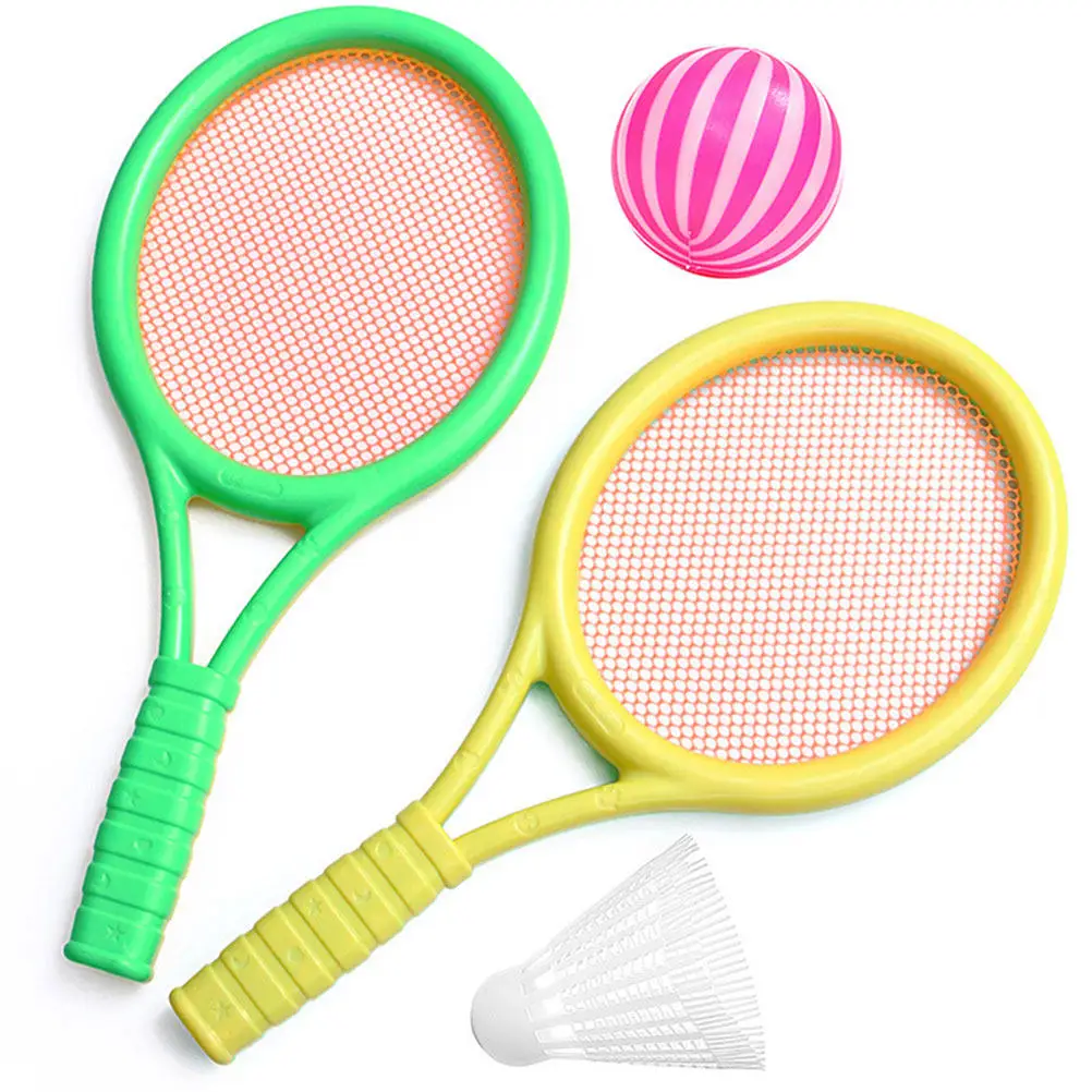 1Set Kids Tennis Racket Plastic Set 2 Balls Small Size for Outdoor Garden Play Badminton Beginner Children Exercise
1Set Kids Tennis Racket Plastic Set 2 Balls Small Size for Outdoor Garden Play Badminton Beginner Children Exercise