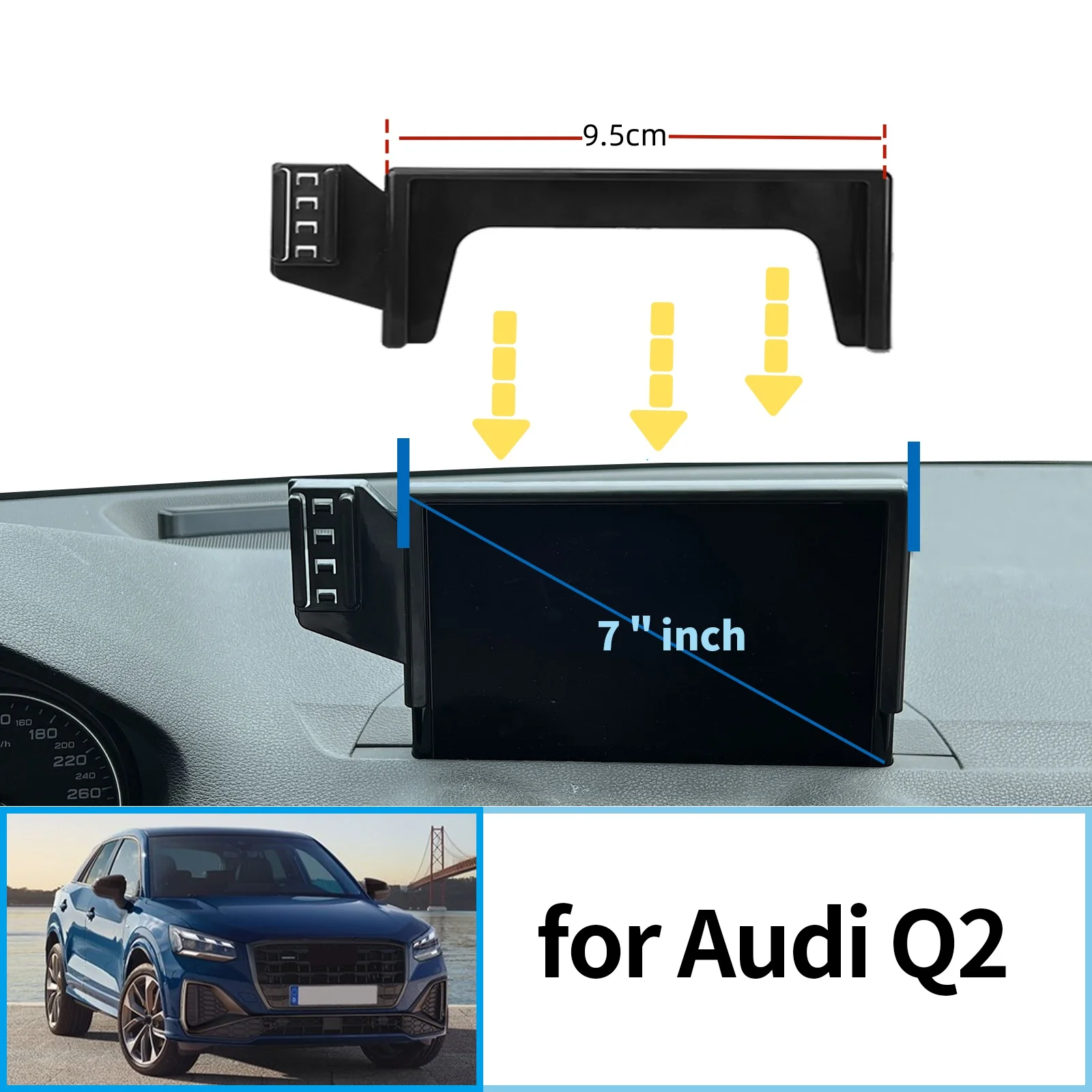 7 Inch Screen Phone Holder Car For Audi Q2 Q2L GA 2018 - 2022 2023 2024 Charging Cars Holder Bracket GPS Stand Cars Accessories
7 Inch Screen Phone Holder Car For Audi Q2 Q2L GA 2018 - 2022 2023 2024 Charging Cars Holder Bracket GPS Stand Cars Accessories