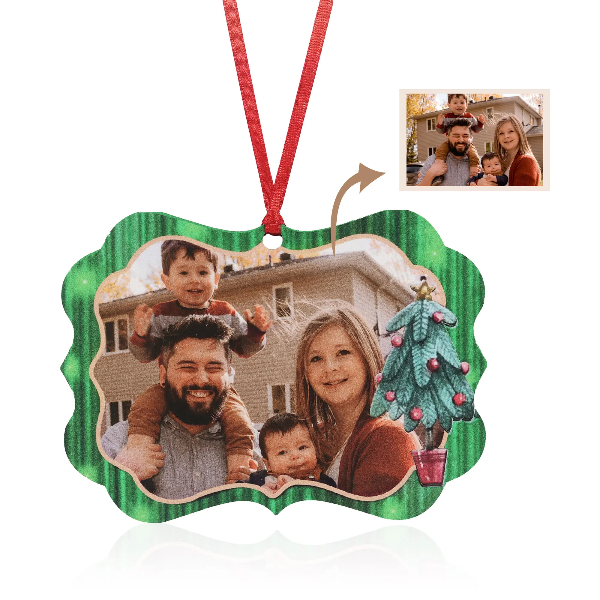 Custom Family Photo Christmas Pendant Personalized Name & Year Wooden Christmas Tree Hanging Decoration New Year Gifts
Custom Family Photo Christmas Pendant Personalized Name & Year Wooden Christmas Tree Hanging Decoration New Year Gifts