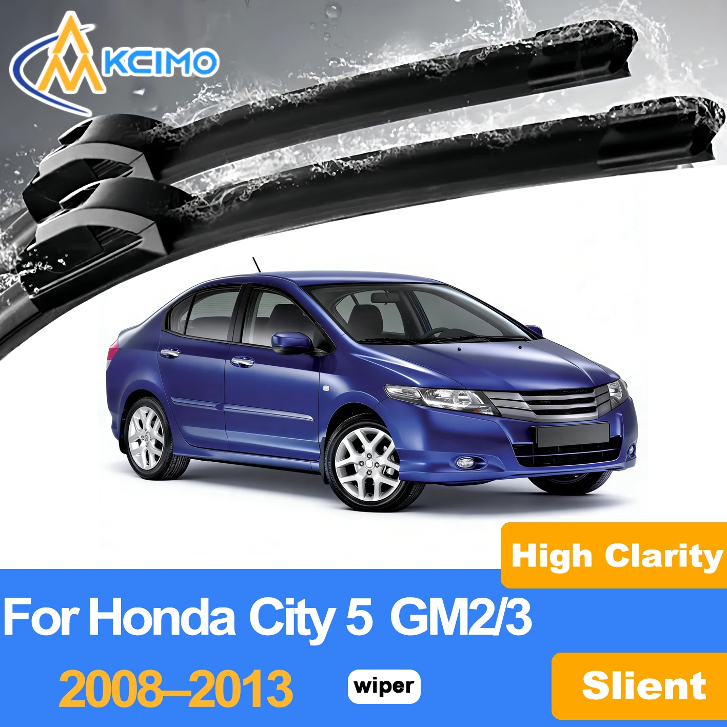 KCIMO 2PCS Front Windshield Wiper Blades For Honda City 5 GM2/3 2008–2013, Safe Driving Essential Auto Parts
KCIMO 2PCS Front Windshield Wiper Blades For Honda City 5 GM2/3 2008–2013, Safe Driving Essential Auto Parts