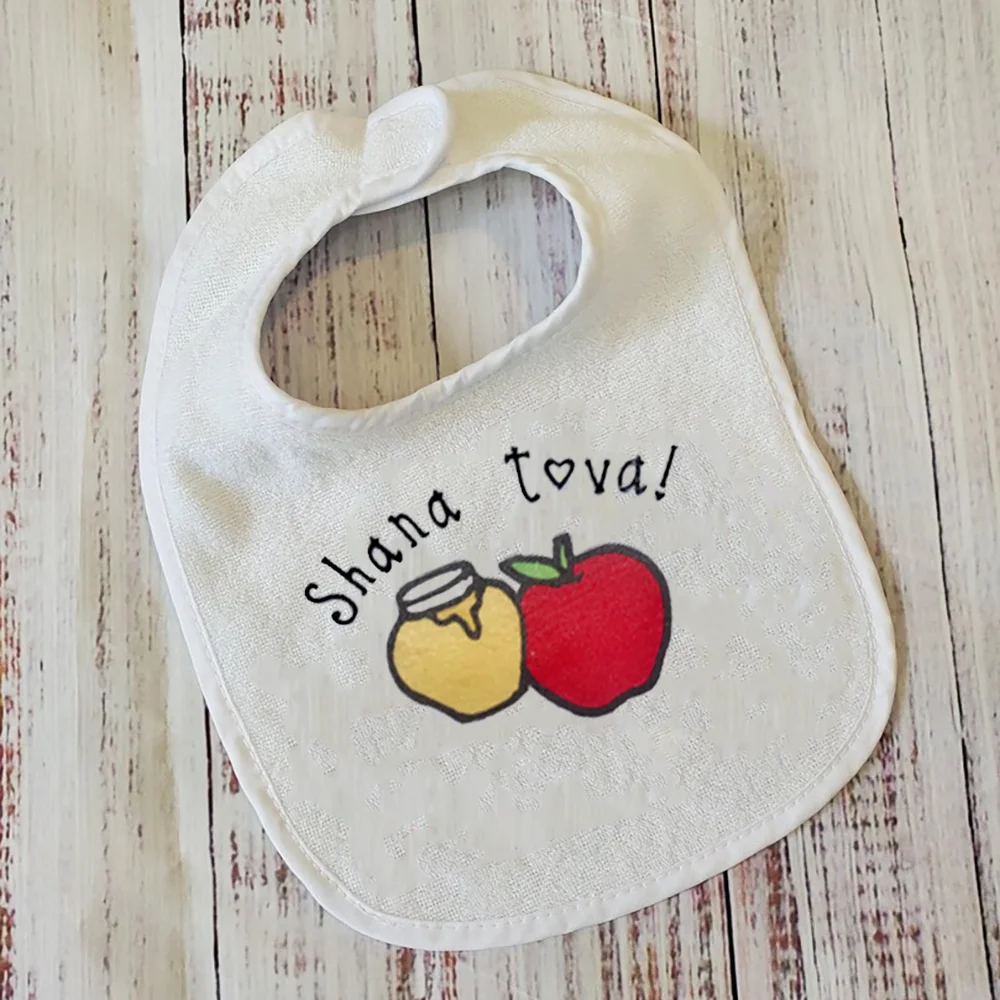 1Pcs Shana Tova! Stylish & Cute Rosh Hashanah Baby Bib Jewish Sabbath Accessories Party Favors Judaism Baby Gifts for Newborns
1Pcs Shana Tova! Stylish & Cute Rosh Hashanah Baby Bib Jewish Sabbath Accessories Party Favors Judaism Baby Gifts for Newborns