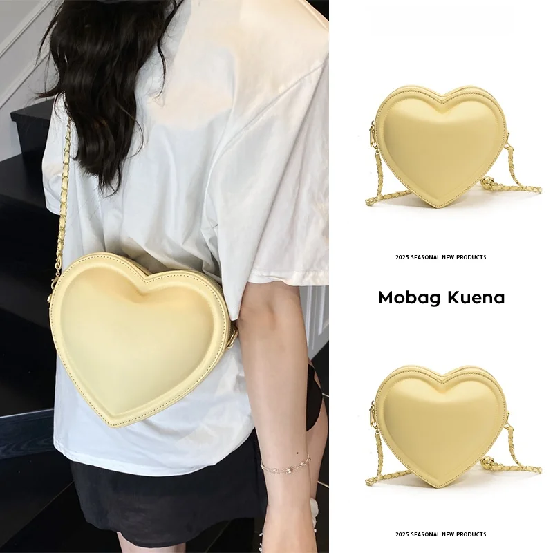 Новая летняя сумка через плечо с желтым сердечком, женская сумка, модная универсальная сумка на одно плечо, корейский Sle
Новая летняя сумка через плечо с желтым сердечком, женская сумка, модная универсальная сумка на одно плечо, корейский Sle