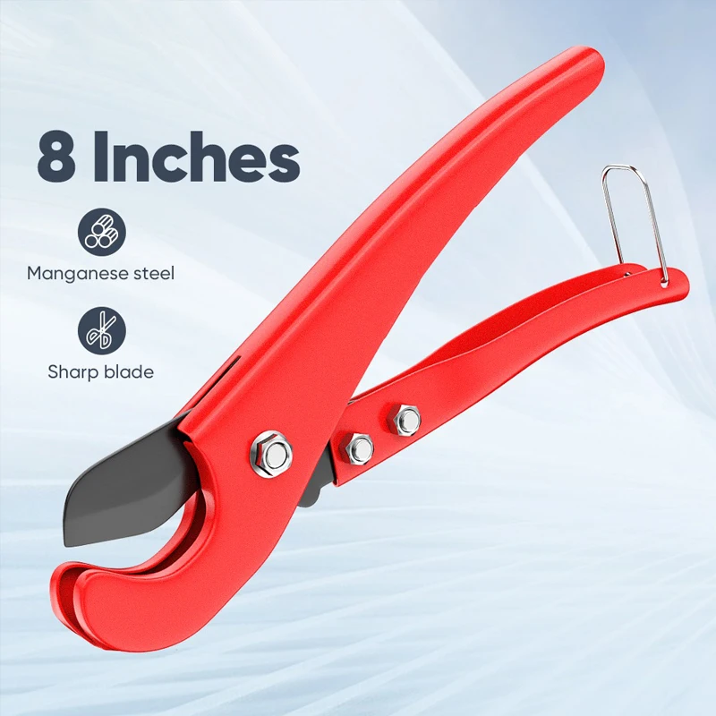 Plastic Pipe Cutter 32MM Water Pipe Scissors PVC PPR PU PE Hose Pipe Cutter Plumbing Plier multi-functional Cutting Hand Tools
Plastic Pipe Cutter 32MM Water Pipe Scissors PVC PPR PU PE Hose Pipe Cutter Plumbing Plier multi-functional Cutting Hand Tools