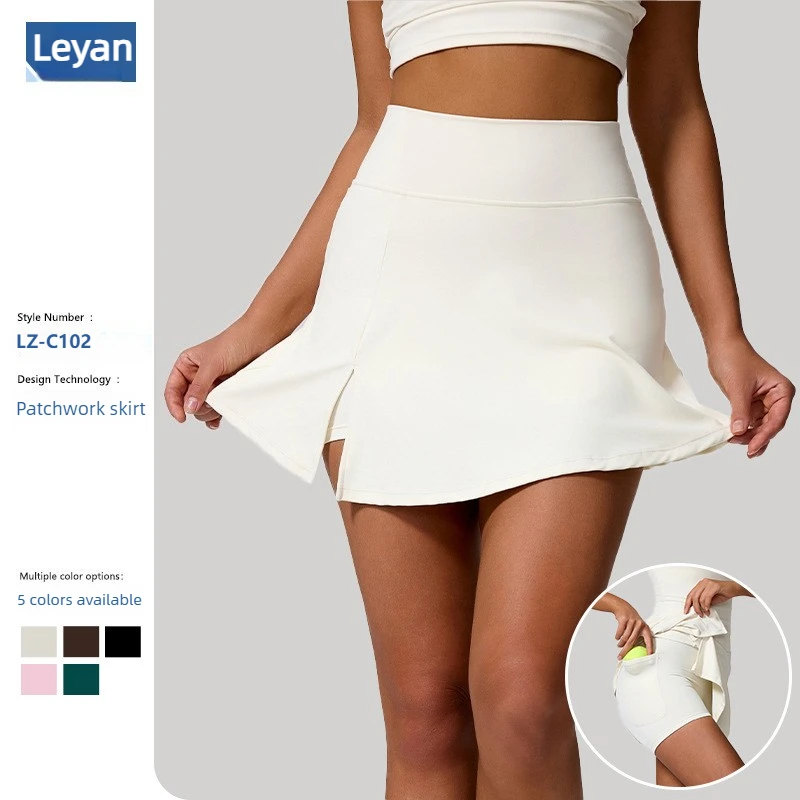 Lezyan Short Tight High Waist Yoga Worn Outside Running Fitness Anti-light Sports Tennis Skirt Gym Workout Clothes for Women
Lezyan Short Tight High Waist Yoga Worn Outside Running Fitness Anti-light Sports Tennis Skirt Gym Workout Clothes for Women