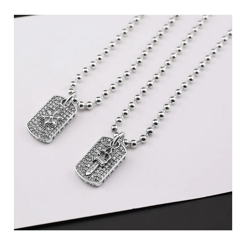 Crotai Silver Hexagram Sword Inlaid with Diamonds Tag Personalized Fashion High-end Versatile Men's and Women's Necklace
Crotai Silver Hexagram Sword Inlaid with Diamonds Tag Personalized Fashion High-end Versatile Men's and Women's Necklace