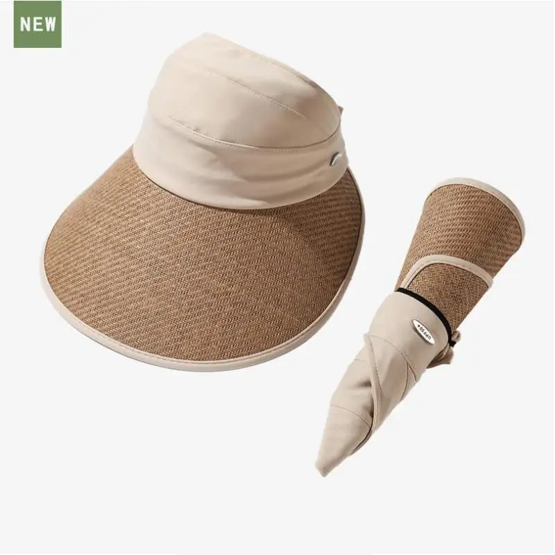 Summer Hats For Women Sunscreen Sun Hat With Empty Top Ladies Hats Floppy Foldable Hat Simple Outdoor Sunhat Travel Holiday
Summer Hats For Women Sunscreen Sun Hat With Empty Top Ladies Hats Floppy Foldable Hat Simple Outdoor Sunhat Travel Holiday
