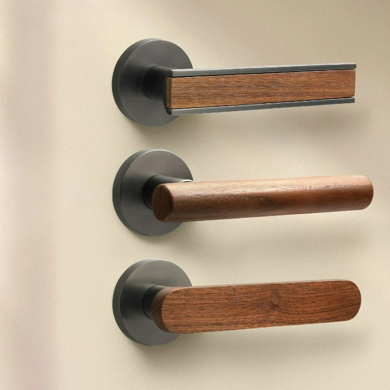 New Chinese Style Solid Wood Door Handle Simple Interior Bedroom Bathroom Split Door Lock Universal Silent Door Lock
New Chinese Style Solid Wood Door Handle Simple Interior Bedroom Bathroom Split Door Lock Universal Silent Door Lock