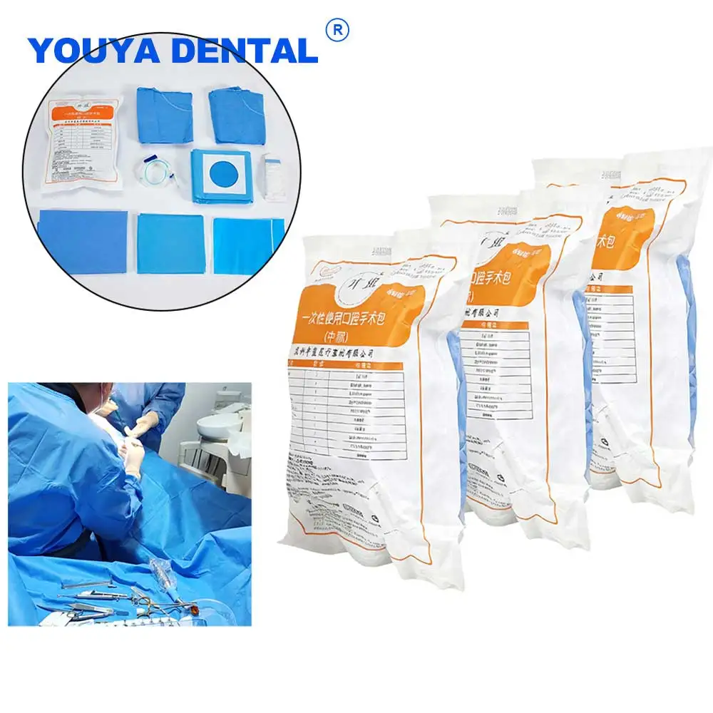 Disposable Dental Implant Surgical Pack Sterile Surgical Kits Sterile Surgical Kits Wound First Aid Emergency Oral Accessories
Disposable Dental Implant Surgical Pack Sterile Surgical Kits Sterile Surgical Kits Wound First Aid Emergency Oral Accessories