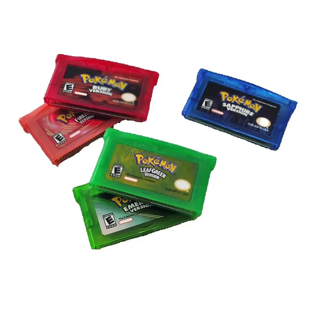 GBA Game Pokemon Series 32 Bit Video Game Cartridge Console Card Pokemon EMERALD FIRERED LEAFGREEN RUBY SAPPHIPE
GBA Game Pokemon Series 32 Bit Video Game Cartridge Console Card Pokemon EMERALD FIRERED LEAFGREEN RUBY SAPPHIPE