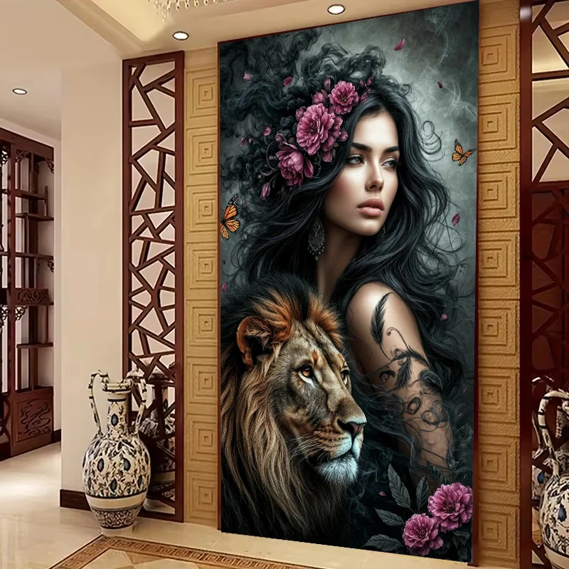 5D большой размер DIY алмазная живопись вышивка крестиком красивые черные волосы женщина лев полная квадратная круглая алмазная мозаика для настенного искусства
5D большой размер DIY алмазная живопись вышивка крестиком красивые черные волосы женщина лев полная квадратная круглая алмазная мозаика для настенного искусства