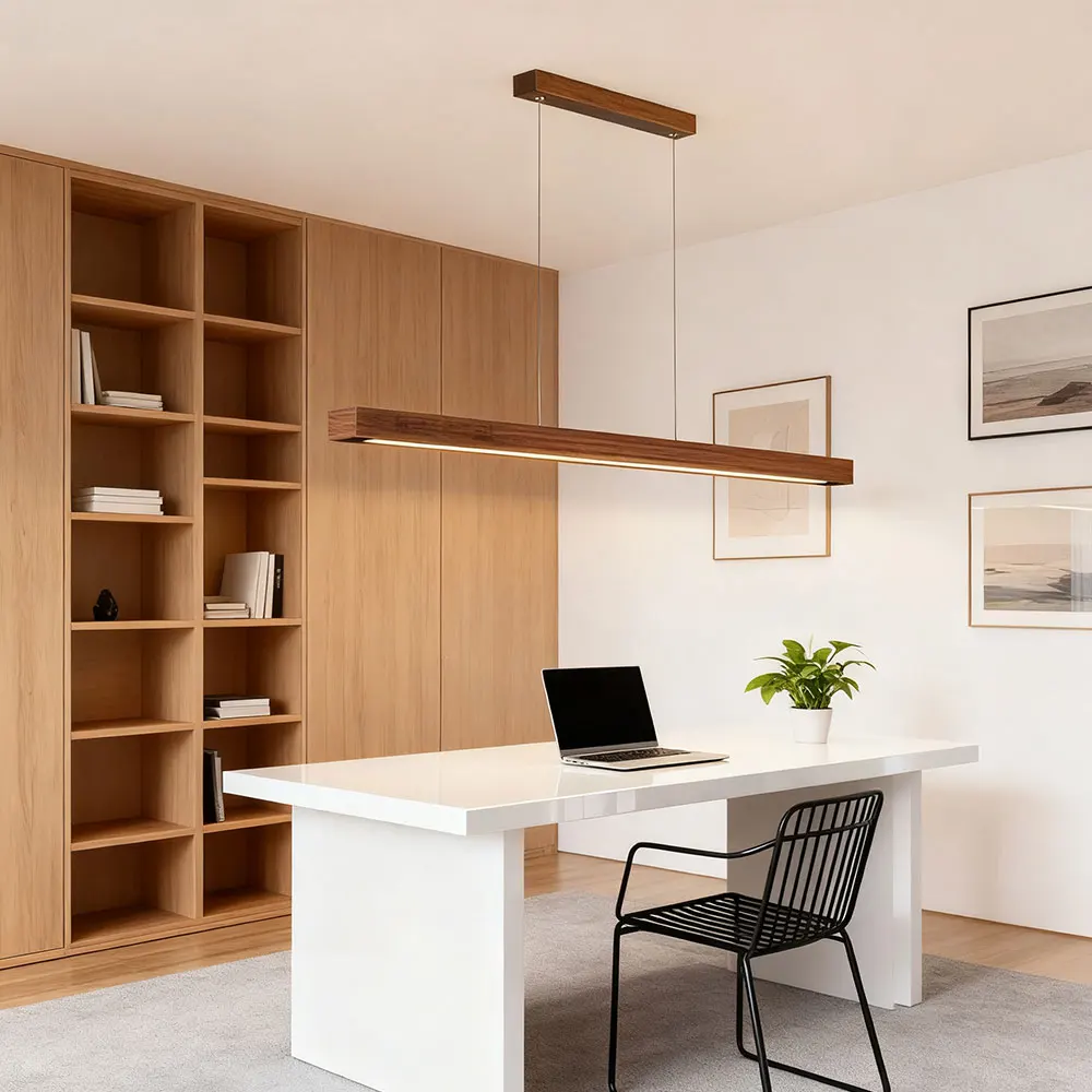 DAMIASMIL Modern LED Pendant Light Above The Dining Table Wood Long Strip Lamp for Living Dining Room Home Lighting Fixture
DAMIASMIL Modern LED Pendant Light Above The Dining Table Wood Long Strip Lamp for Living Dining Room Home Lighting Fixture