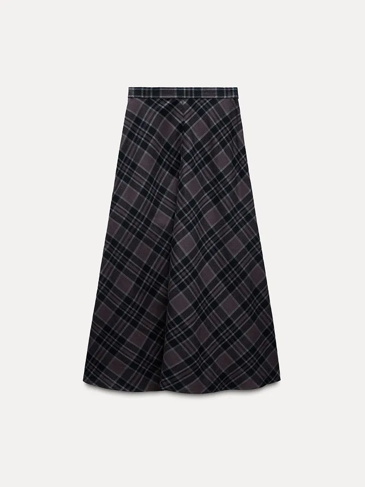 Autumn New Arrival Women's Versatile Mid-Waist Slimming Plaid Print Long Skirt f-length Commute High Waist Straight A-Line
Autumn New Arrival Women's Versatile Mid-Waist Slimming Plaid Print Long Skirt f-length Commute High Waist Straight A-Line