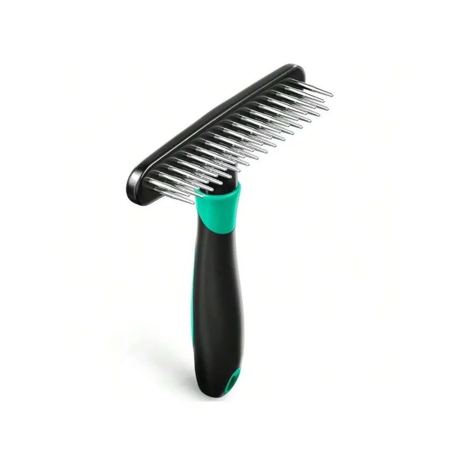 【New Arrival】Pet Undercoat Rake, Double Row Stainless Steel Pins Grooming Brush for Dogs & Cats with Thick Fur
【New Arrival】Pet Undercoat Rake, Double Row Stainless Steel Pins Grooming Brush for Dogs & Cats with Thick Fur