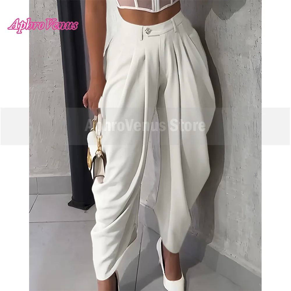 Элегантные женские брюки 2026 года: винтажные, с высокой талией, длиной до щиколотки, повседневные, в стиле Harlen
Элегантные женские брюки 2026 года: винтажные, с высокой талией, длиной до щиколотки, повседневные, в стиле Harlen