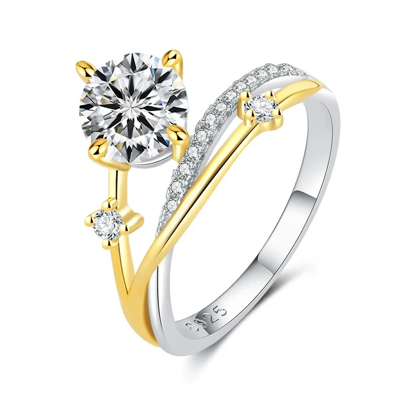 ZFSILVER Серебро 925, модное изысканное модное роскошное двухцветное кольцо с муассанитом и звездой для очаровательных женщин, вечерние ювелирные изделия, подарок QCJ027
ZFSILVER Серебро 925, модное изысканное модное роскошное двухцветное кольцо с муассанитом и звездой для очаровательных женщин, вечерние ювелирные изделия, подарок QCJ027