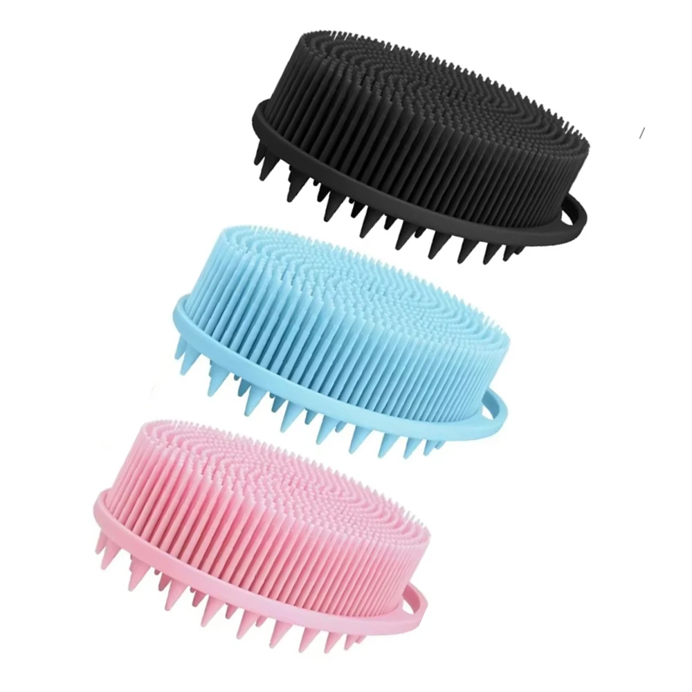 3x Bath Brush Silicone Body Scrubber Easy To Advanced Sanitary Technology Durable Massage Brush Silicone Double
3x Bath Brush Silicone Body Scrubber Easy To Advanced Sanitary Technology Durable Massage Brush Silicone Double