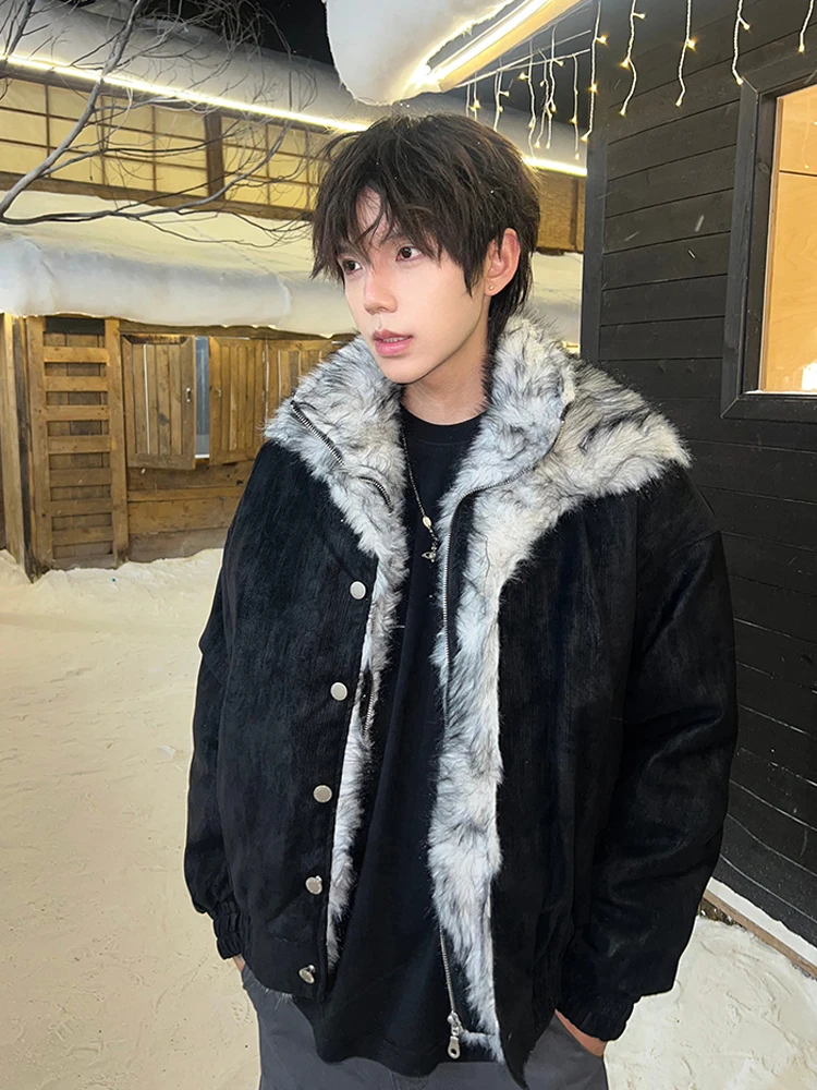 Ykee American Double Layer Faux Fur Collar Mountain Eagle Jaet Men's Winter Warm Cotton Jaet Parka Sle Long Sve Zipp...
Ykee American Double Layer Faux Fur Collar Mountain Eagle Jaet Men's Winter Warm Cotton Jaet Parka Sle Long Sve Zipp...