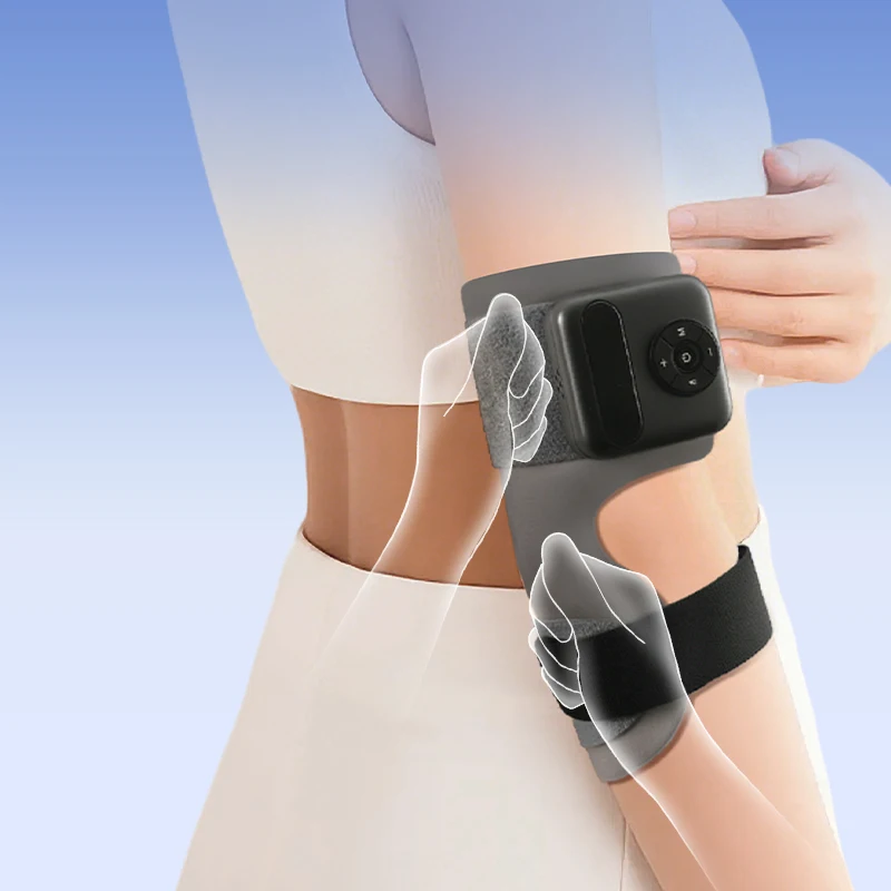 Rechargeable Elbow Massager with Heat - 5 Modes TENS Pulse Therapy for Muscle Pain Relief, Adjustable Wrap Support for Joints
Rechargeable Elbow Massager with Heat - 5 Modes TENS Pulse Therapy for Muscle Pain Relief, Adjustable Wrap Support for Joints