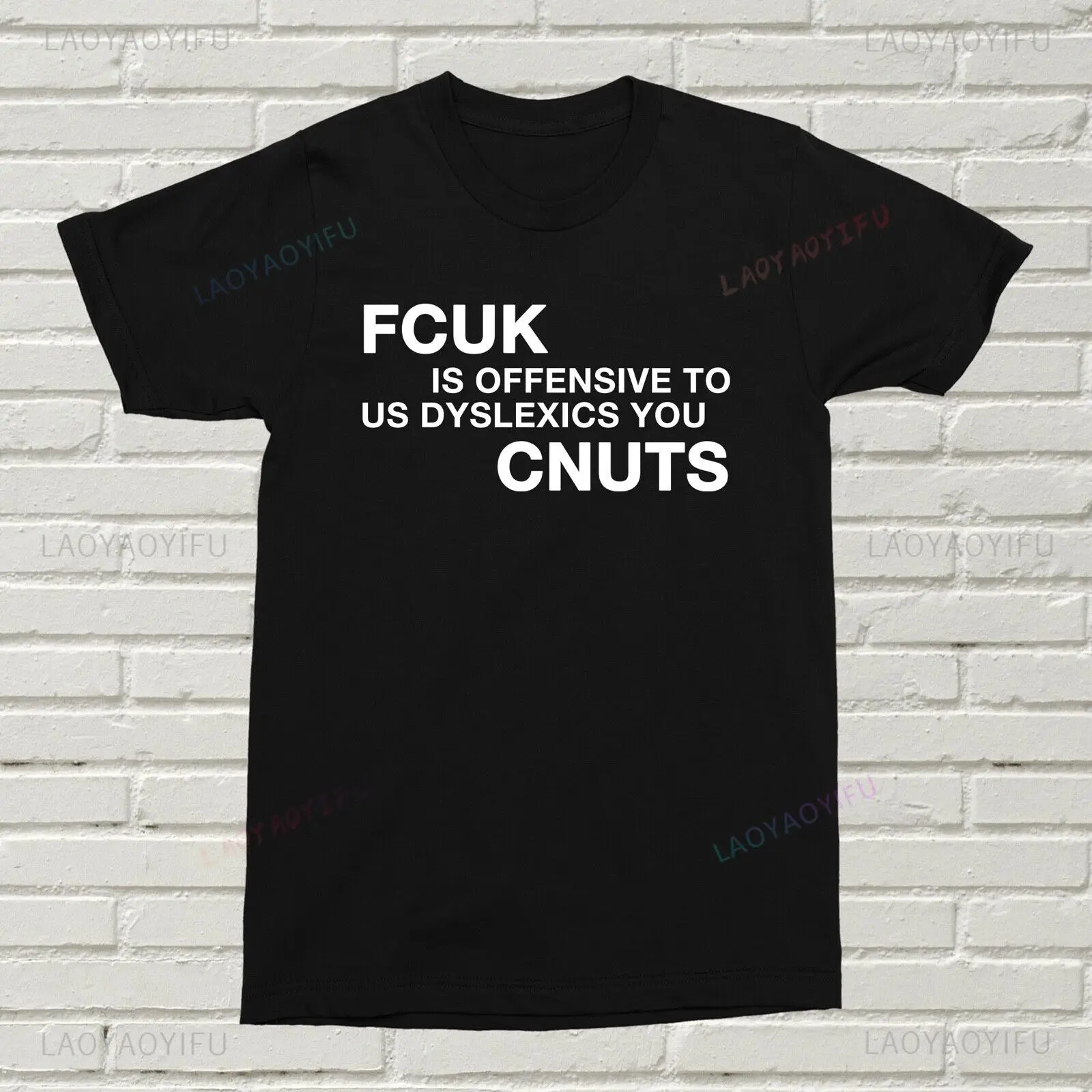 Новое поступление FCUK Is Offensive To Dyslexics Хлопковая футболка Модная повседневная уличная одежда Хип-хоп Хипстерская свободная футболка с круглым вырезом Лидер продаж
Новое поступление FCUK Is Offensive To Dyslexics Хлопковая футболка Модная повседневная уличная одежда Хип-хоп Хипстерская свободная футболка с круглым вырезом Лидер продаж