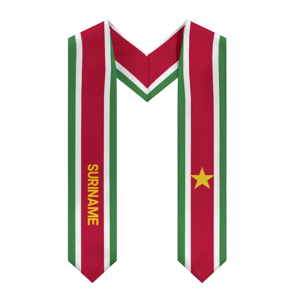 More design Graduation shawl Suriname Flag & United States Flag Stole Sash Honor Study Aboard International Students
More design Graduation shawl Suriname Flag & United States Flag Stole Sash Honor Study Aboard International Students