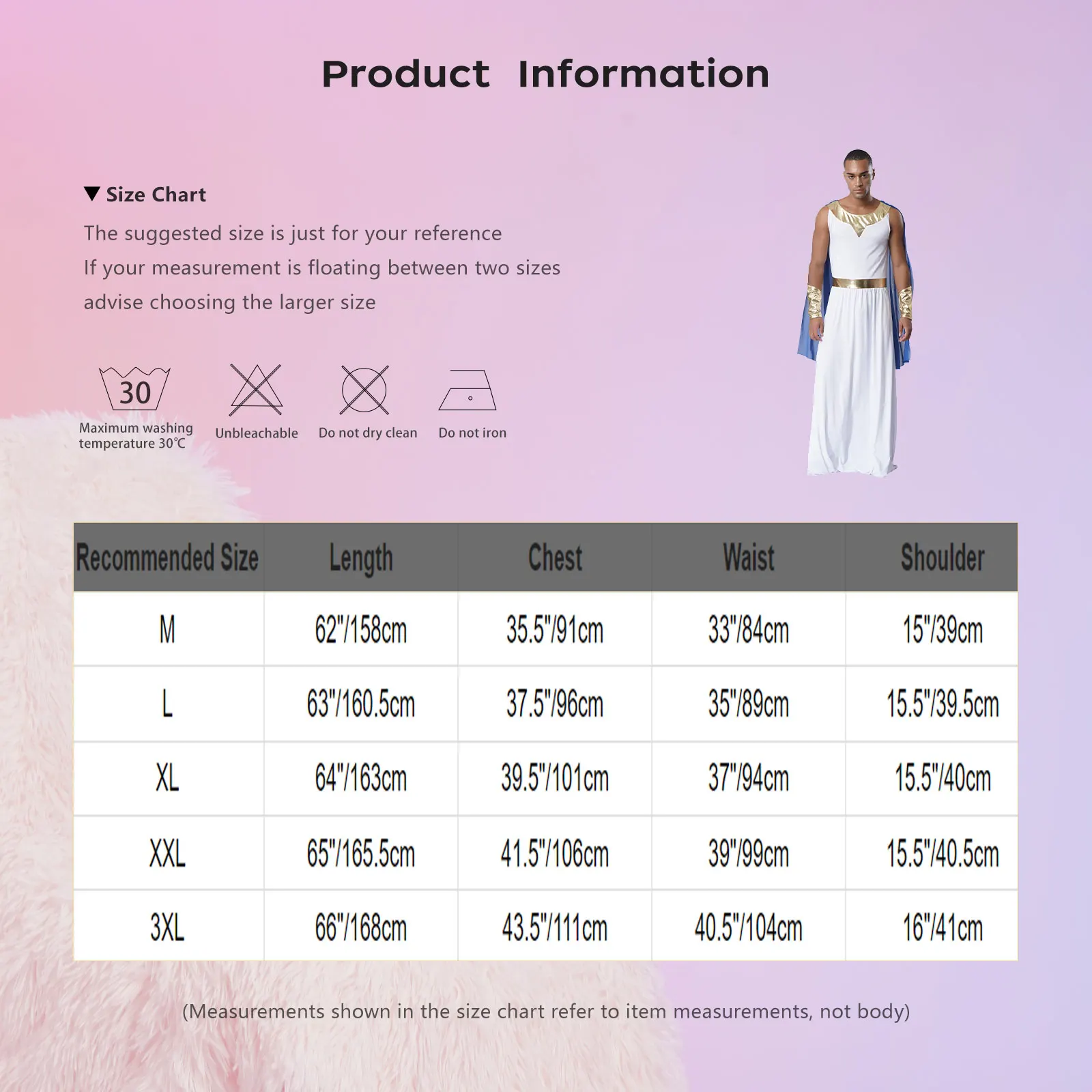 Men Ancient Greek Toga Outfit Halloween Cosplay Fancy Dress Costume Sleeveless Shoulder Drapes Greece Roman Robe with Cuffs Sets
Men Ancient Greek Toga Outfit Halloween Cosplay Fancy Dress Costume Sleeveless Shoulder Drapes Greece Roman Robe with Cuffs Sets