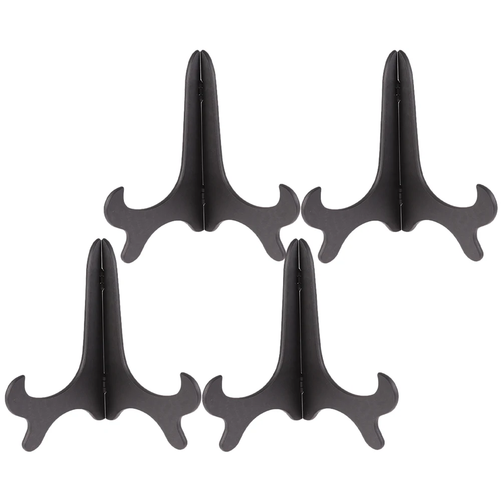 4 Pcs Black Plastic Plate Holder Display Stand 10cm High for Mobile Phone Bowl Dish Rack Small Easel Model Display Case
4 Pcs Black Plastic Plate Holder Display Stand 10cm High for Mobile Phone Bowl Dish Rack Small Easel Model Display Case