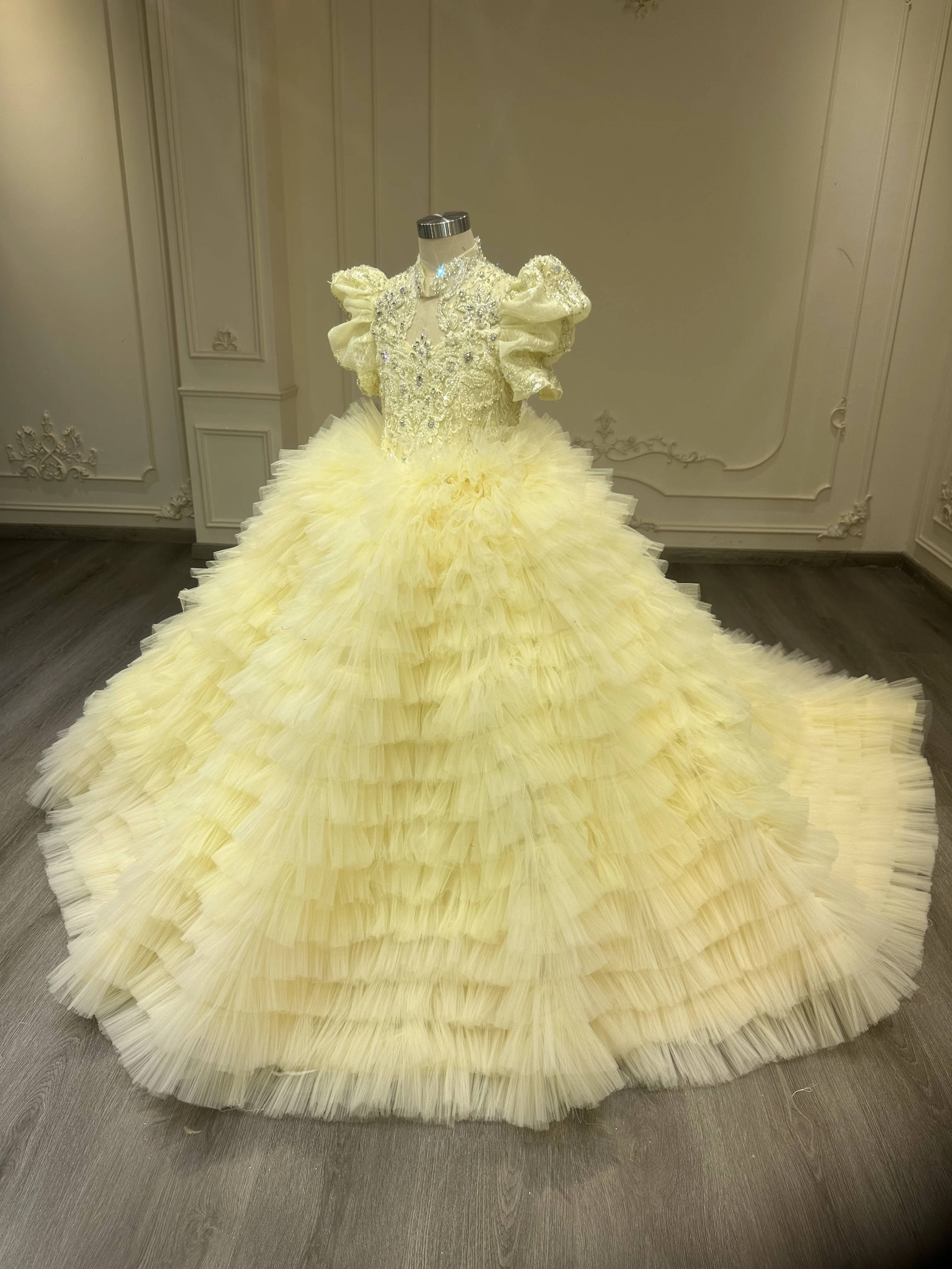 Children's Birthday Dress Skirt Flower Girl Gown in Yellow Sky Blue And Deep Blue - Cute Festive Celebration Attire for Kids
Children's Birthday Dress Skirt Flower Girl Gown in Yellow Sky Blue And Deep Blue - Cute Festive Celebration Attire for Kids