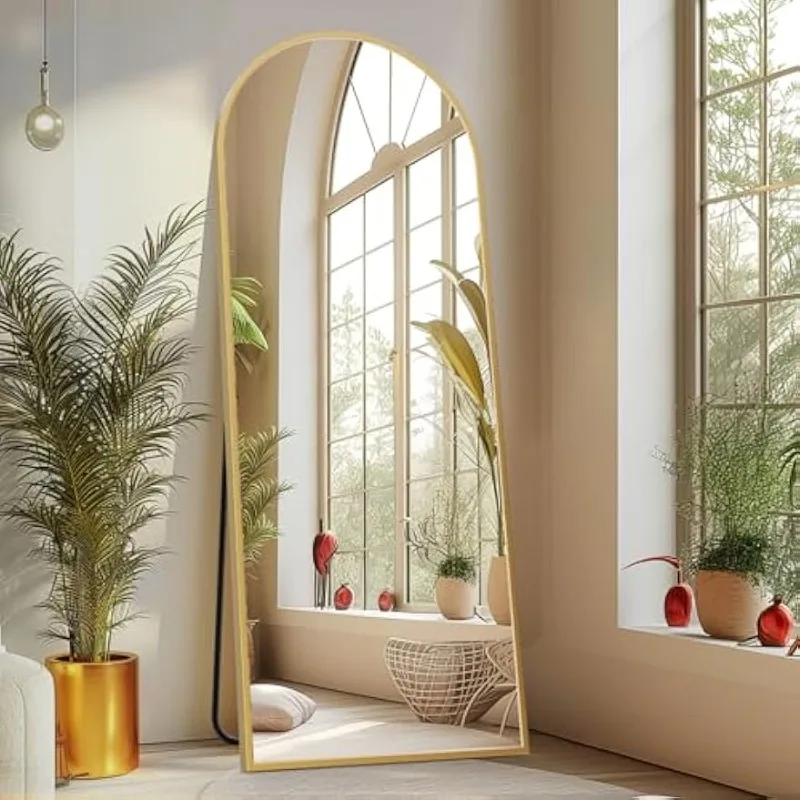 Arched Full Length Mirror 64"x21" Full Body Mirror Floor Mirror Standing Hanging or Leaning Wall, Large Arch
Arched Full Length Mirror 64"x21" Full Body Mirror Floor Mirror Standing Hanging or Leaning Wall, Large Arch