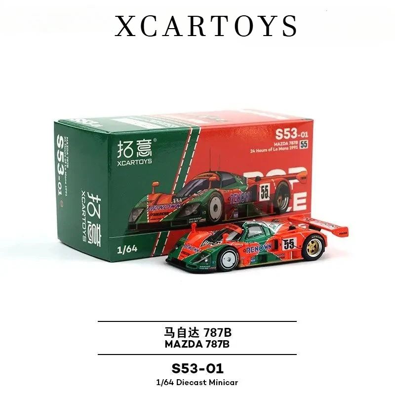 XCARTOYS 1 64 Scale Mazda 787B 1991 Le Mans Champion Diecast Alloy Racing Car Model S53 01 Collectible
XCARTOYS 1 64 Scale Mazda 787B 1991 Le Mans Champion Diecast Alloy Racing Car Model S53 01 Collectible