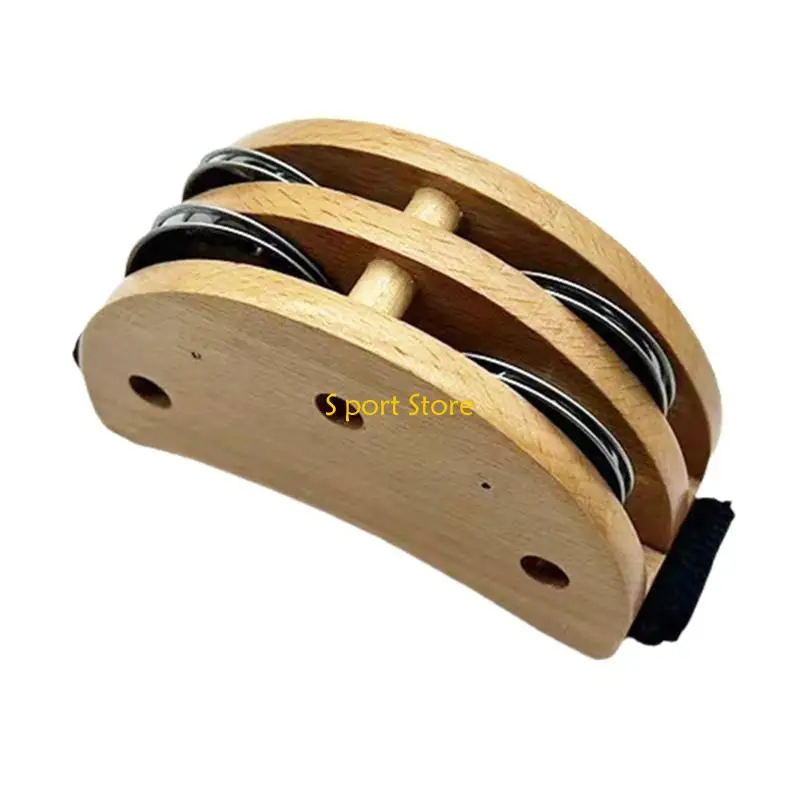 U2JB Foot Tambourine with Steel Bells Percussion Shakers Foot Tapping Tambourine Musical Instrument for Adults Easy to Use
U2JB Foot Tambourine with Steel Bells Percussion Shakers Foot Tapping Tambourine Musical Instrument for Adults Easy to Use